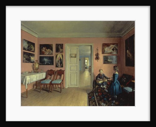 In the Artist's Room, 1855 by Iwan Chrutsky