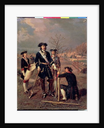 Emperor Peter the Great at Work by Wassilij Chudojarov