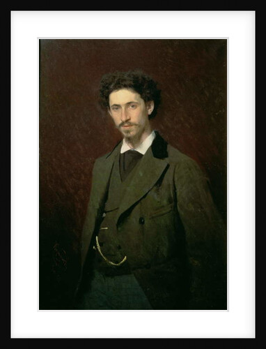 Portrait of Ilya Efimovich Repin, 1876 by Ivan Nikolaevich Kramskoy