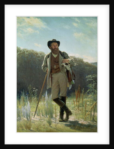 Portrait of Ivan Ivanovich Shishkin, 1873 by Ivan Nikolaevich Kramskoy