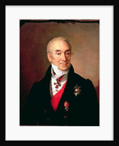 Portrait of S. Kushnikov, 1828 by Vasili Andreevich Tropinin
