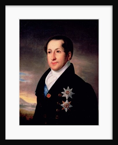 Portrait of Prince Sergej Golitsyn, post 1828 by Vasili Andreevich Tropinin