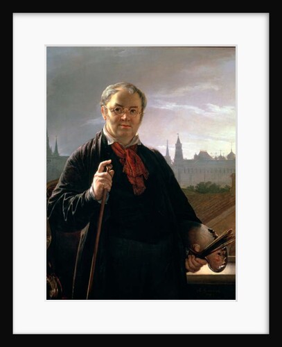 Self Portrait against the Window with a View of the Kremlin, 1846 by Vasili Andreevich Tropinin