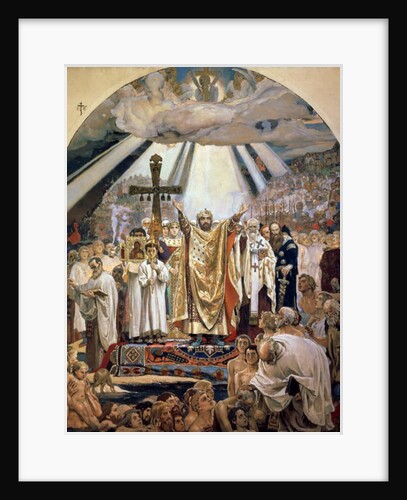 Baptism of Rus, 1885-96 by Victor Mikhailovich Vasnetsov