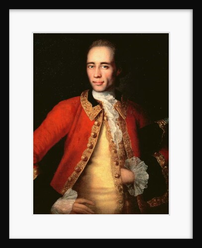 Portrait of Matvey Begichev, 1757 by Ivan Yakovlevich Vishnyakov