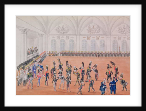 Guard Parade, 1820s by School Russian