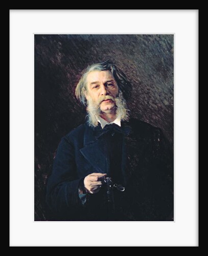 Portrait of Dmitri Vasilievich Grigorovich, 1876 by Ivan Nikolaevich Kramskoy
