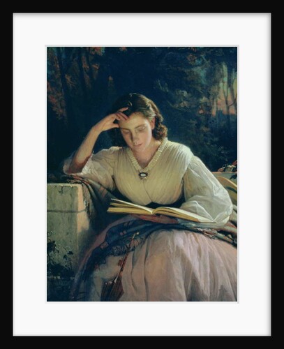 Reading, 1863 by Ivan Nikolaevich Kramskoy