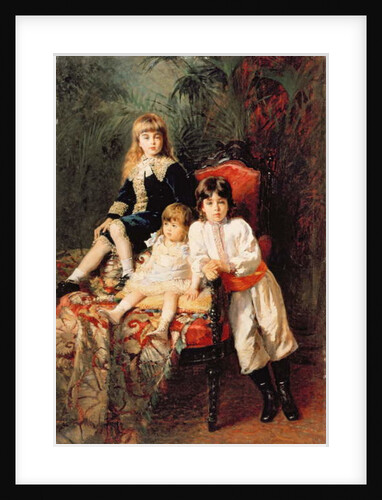 Mr. Balashov's Children, 1880 by Konstantin Egorovich Makovsky