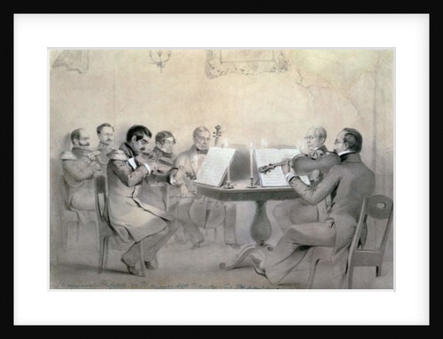 Quartet of the Composer Count A. F. Lvov, 1840 by R. Rorbach