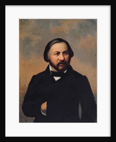 Portrait of Mikhail Ivanovich Glinka, 1850s by Russian School