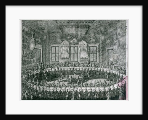 Wedding of Peter I and Catherine in the Winter Palace in 1712, 1712 by Alexei Fyodorovich Zubov
