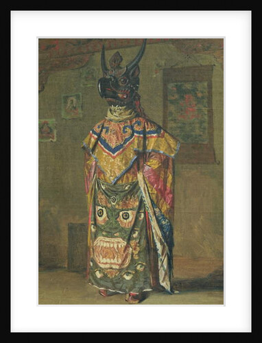 Buddhist Lama during the Holiday in the Pemionchi Cloister, 1874-76 by Vasili Vasilievich Vereshchagin