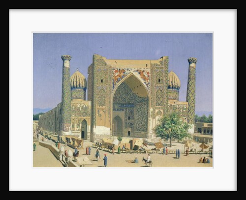 Medrasah Shir-Dhor at Registan place in Samarkand, 1869-70 by Vasili Vasilievich Vereshchagin