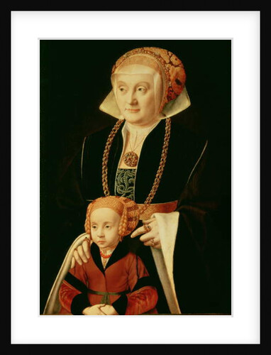 Portrait of a Woman with her Daughter by Bartholomaeus the Elder Bruyn