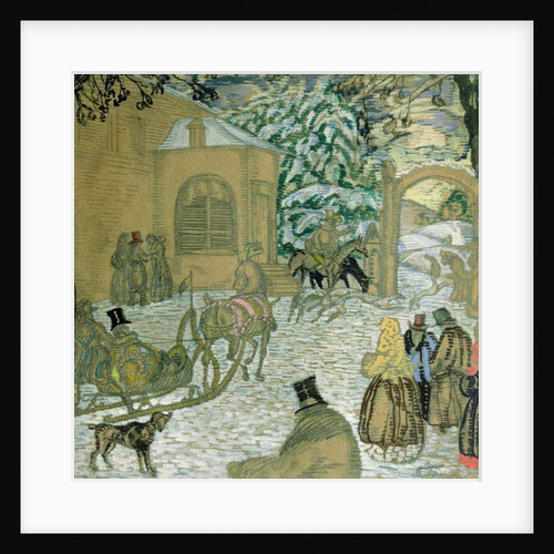 Illustraton for 'Dubrovsky', by Alexander Pushkin, 1912 by Boris Dmitrievich Grigoriev
