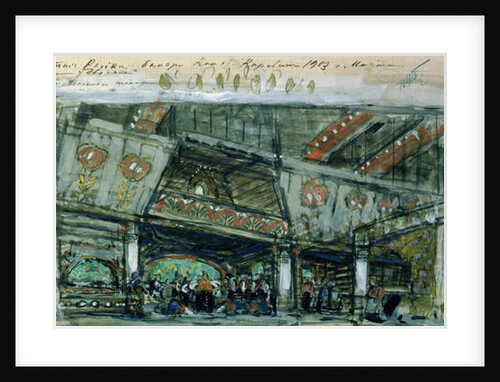 Sketch for the ballet, 'The Goldfish', by Ludwig Minkus, 1903 by Konstantin Alekseevich Korovin