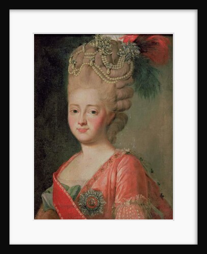 Portrait of Empress Maria Fyodorina, 1770s by Alexander Roslin