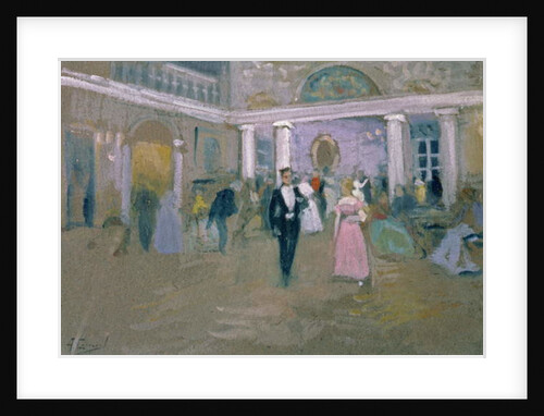 Ball at Larins, an illustration for 'Eugene Onegin', by Alexander Pushkin, 1911 by Alexei Steipanovitch Stepanov