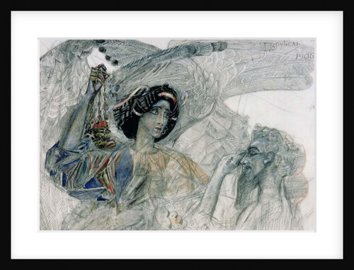 The Six Winged Seraph by Mikhail Aleksandrovich Vrubel