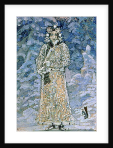 The Snow Maiden, a sketch for the Opera by Nikolai Rimsky-Korsakov, 1890s by Mikhail Aleksandrovich Vrubel