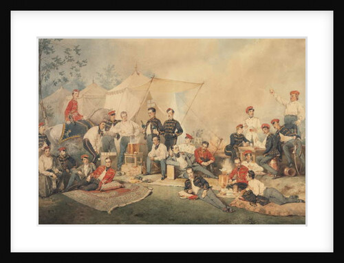 Hussar's Carouse, 1873 by Mihaly von Zichy