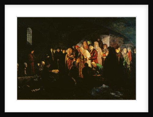 Empress Giving Alms, 1880 by Baron Mikhail Petrovich Klodt von Jurgensburg