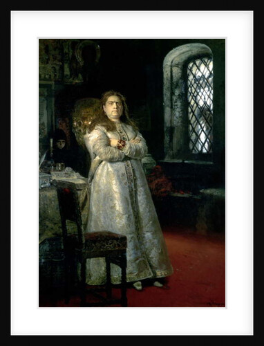 Tsarevna Sophia Alexeevna in the Novodevitchy Convent, 1879 by Ilya Efimovich Repin