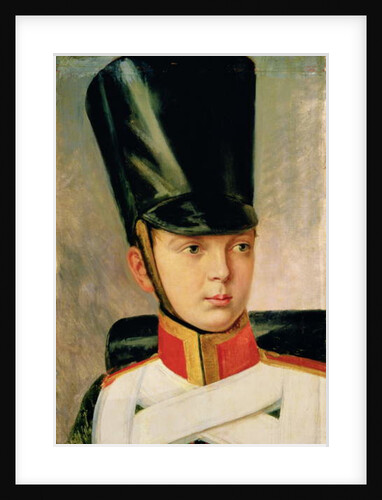 Portrait of Crown Prince Alexander Nikolayevich, 1830 by Aleksandr Ivanovic Zauervejd'