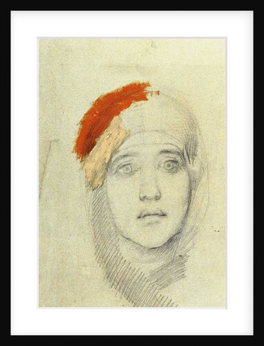 Study for the Virgin, 1884 by Mikhail Aleksandrovich Vrubel