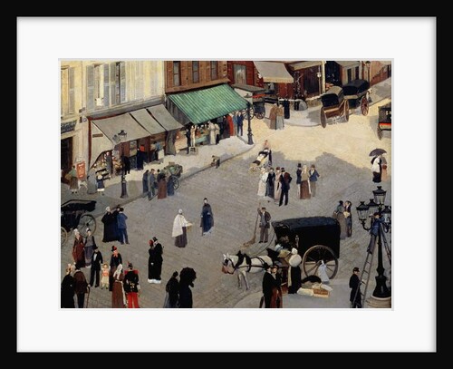 La Place Pigalle, Paris, 1880s by Pierre Carriere-Belleuse
