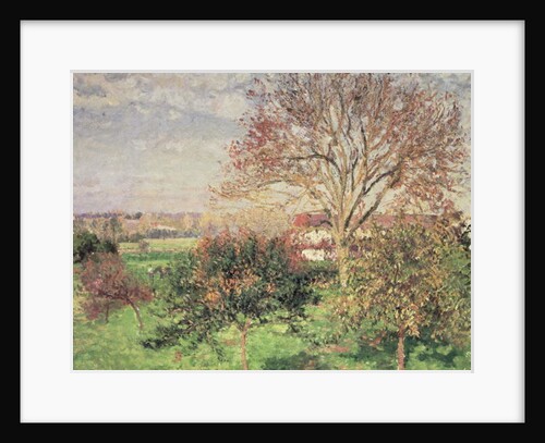 Autumn morning at Eragny, 1897 by Camille Pissarro