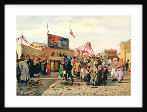 Stalls for Easter Week in Tula, 1868 by Andrei Andreevich Popov