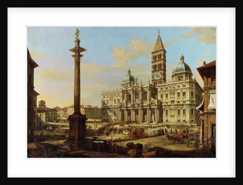 Santa Maria Maggiore, Rome, 1739 by Bernardo Bellotto