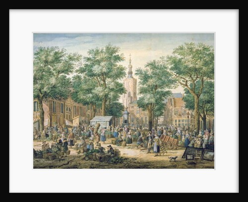 Market in The Hague, 1769 by Paulus Constantin La Fargue
