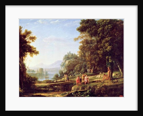 Landscape with Apollo and Marsyas, 1639-40 by Claude Lorrain