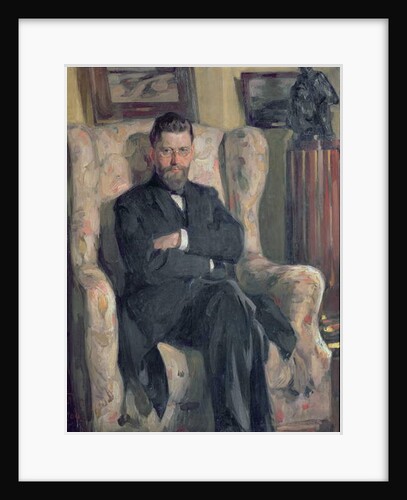 Portrait of the collector Alexei A. Bakhrushin 1904 by Osip Emmanuilovich Braz