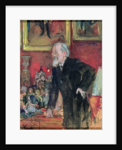 Portrait of V.O. Klyuchevsky 1908 by Leonid Osipovic Pasternak