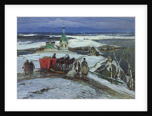 The Closed Sleigh by Constantin Alexandrovich Westchiloff