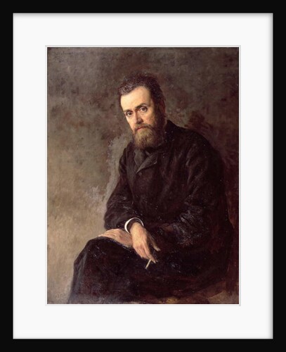 Portrait of Gleb I. Uspensky 1884 by Nikolai Aleksandrovich Yaroshenko