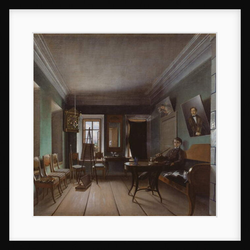 Interior of Bykov's House, 1850s by Grigory Vasilievich Yurov