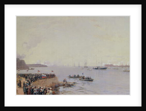 Arrival of Emperor Alexander III at Sevastopol, 1887 by Aleksandr Karlovich Beggrov