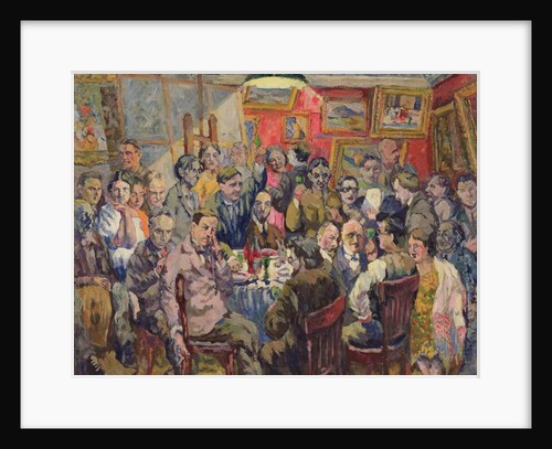 Moscow Artists, 1927 by Aristarkh Vasilievic Lentulov