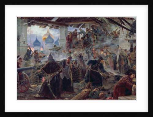 The Defence of the Trinity Sergius Cloister in Zagorsk, 1892 by Sergei Dmitrievich Miloradovich