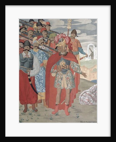 Aeneas and his Soldiers, 1919 by Georgy Narbut