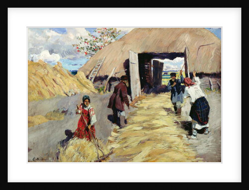 Threshing Floor, 1916 by Sergei Arsenevich Vinogradov