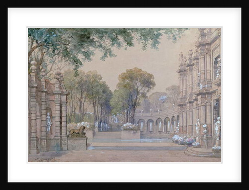 Sketch for Tchaikovsky's Ballet, 'Sleeping Beauty', 1889 by Matvey Andreyevich Shishkov