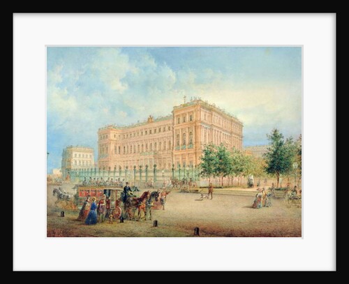 View of the Nikolayevsky Palace, St. Petersburg, 1868 by Vasili Semenovich Sadovnikov