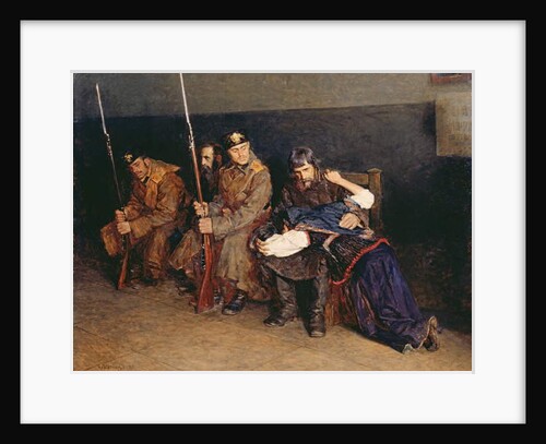 In the Corridor of the District Court, 1897 by Nikolaj Alekseevich Kasatkin