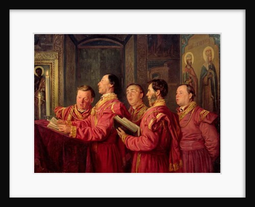 Choristers in the Church, 1870 by Vladimir Egorovic Makovsky